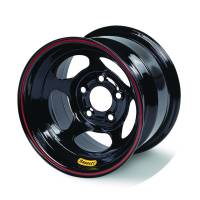 Bassett Racing Wheels - Bassett Inertia Advantage Wheel - 15" x 10" - 5 x 5" - Black - 4" Back Spacing - 20 lbs. - Image 2
