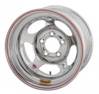 Bassett Racing Wheels - Bassett Inertia Advantage Wheel - 15" x 10" - 5 x 5" - Chrome - 4" Back Spacing - 20 lbs. - Image 2