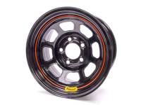 Bassett Spun Wheel - 15" x 10" - 5 x 5" - Black - 3" Back Spacing - 21 lbs.