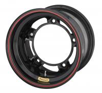 Bassett Racing Wheels - Bassett Wide 5 Armor Edge Spun Wheel - 15" x 10" - Black - 2" Back Spacing - 18 lbs. - Image 2