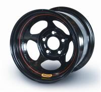 Bassett Racing Wheels - Bassett Armor Edge Dirt Track Wheel - 15" x 8" - 5 x 5" - Black - 3" Back Spacing - 19 lbs. - Image 2