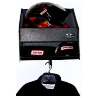 Storage and Organizers - Helmet Shelves - Clear 1 Racing - Clear One Deluxe Helmet Bay w/ Shelf