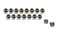 Engines and Components - Del West Engineering - Del West Super 7 Titanium "Shoulder" Valve Locks - 11/32", Standard Installed Height, Radius Style - (Set of 16)