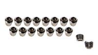 Engines and Components - Del West Engineering - Del West Super 7 Titanium "Shoulder" Valve Locks - 11/32", +.050" Installed Height, Radius Style - (Set of 16)