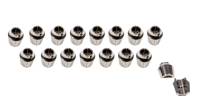 Engines and Components - Del West Engineering - Del West Super 7 Titanium "Shoulder" Valve Locks - 5/16", -.050" Installed Height, Radius Style - (Set of 16)