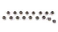 Engines and Components - Del West Engineering - Del West Super 7 Titanium "Shoulder" Valve Locks - 5/16", Standard Installed Height, Radius Style - (Set of 16)