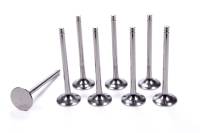 Engines and Components - Del West Engineering - Del West 11/32" Titanium Exhaust Valves - 1.600", + .200" Long, Radius Groove - (Set of 8)
