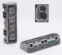 Cylinder Heads and Components - Cylinder Heads - Dart Machinery - Dart Iron Eagle Platinum Cylinder Head - Bare - 49cc Chamber - 215cc Intake Runner - SB Chevy 327, 350, 400 - 2.05", 1.60" Valves - Angle Plug