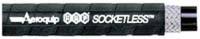 Rubber Push-Lock Hose - Aeroquip AQP® Black Socketless Racing Hose - Aeroquip - Aeroquip #8 AQP® SOCKETLESS™ Hose - 20 Feet - Black