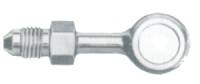 Aeroquip Steel -03 Male AN to 10mm Brake Thread Banjo Brake Adapter - (2 Pack)