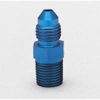 NPT to AN Fittings and Adapters - Male NPT to AN Male Flare Adapters - Aeroquip - Aeroquip Aluminum -04 Male AN to 1/4" NPT Straight Adapter