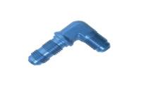AN Bulkhead Fittings and Adapters - 90° Male AN Flare Bulkhead Adapters - Aeroquip - Aeroquip Aluminum -08 90 Bulkhead Union Adapter
