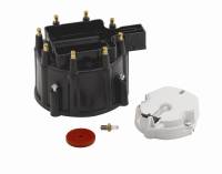 Distributor Components and Accessories - Distributor Cap and Rotor Kits - Accel - Accel GM HEI Cap & Rotor Kit - Heavy Duty Black