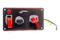 Ignition & Electrical System - Switch Panels and Components - Longacre Racing Products - Longacre Ignition Panel Black w/Batt Disconnect