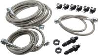 Allstar Performance Front End Brake Line Kit For Dirt Late Models w/ Aftermarket Calipers