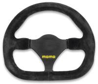 Competition Steering Wheels - Steel - Undersized Steel Steering Wheels - Momo - Momo MOD 27 Steering Wheel - Suede