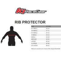 K1 Rib Protector Sizing Chart