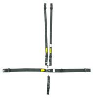 Safety Equipment - Schroth Racing - Schroth 5-Point Latchlink III Harness System - Pull Up - Left Side Adjuster -V-Type - 2" Shoulder - Black