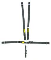 Schroth 5-Point Latchlink III Harness System - Pull Up - V-Type - 3" Shoulder - Black