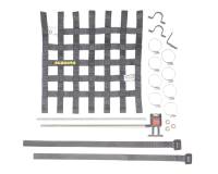 Safety Equipment - Window & Cage Nets - Schroth Racing - Schroth 16" x 16" Window Net w/Mounting Hardware - Black