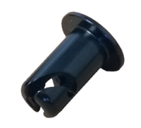 Quick Turn Fasteners and Components - Quick Turn Fasteners - Triple X Race Components - Triple X Oval Head Button Alum .550 Long - 10 Pack - Black