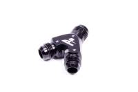 Distribution and Y-Block Adapters - Male AN Flare Y-Block Adapters - Aeromotive - Aeromotive Y-Block Fitting - 8 AN to 2x -8 AN