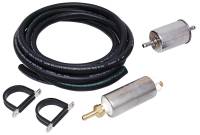 MSD Atomic EFI Fuel Pump Kit - Includes Pulse Width Modulated Fuel Pump / Pre-Filter / Post-Filter / 15 ft. 3/8" Fuel Line / Mounting Hardware