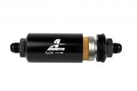 Fuel Filters - In-Line Fuel Filters - Aeromotive - Aeromotive Inline Fuel Filter 2" OD - 10 Micron - 8AN - Black