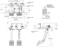 Wilwood Engineering - Wilwood Reverse Swing Mount Tru-Bar Brake and Clutch Pedal - 6.25:1 - Image 2