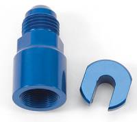 Air & Fuel System - Russell Performance Products - Russell EFI Fuel Fitting 6 AN Male to 1/4 Female Blue