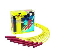 ACCEL - ACCEL Universal Fit Spiral 8.8mm Core Spark Plug Wire Set - Vari-Angle Boot w/ Male Tower Distributor Cap - Image 1