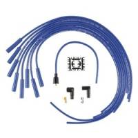 ACCEL Universal Fit Super Stock 8mm Suppression Spark Plug Wire Set - Blue