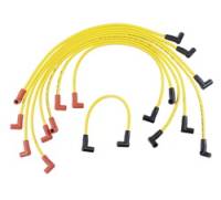 Ignition and Electrical System Sale - Spark Plug Wires Happy Holley Days Sale - ACCEL - ACCEL 4000 Series Super Stock Spark Plug Wire Set - Spiral Core - 8mm - Graphite Suppression - Yellow