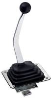 Mr. Gasket - Mr. Gasket 3/4 Speed Automatic Floor Shifter - 11 in. Chrome Plated Solid Steel Stick w/ Black Knob - Image 2