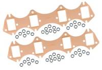 Exhaust Header and Manifold Gaskets - BB Ford / FE Header Gaskets - Mr. Gasket - Mr. Gasket Copperseal Exhaust Gasket Set - Port Dimensions: Width: 1.56 in. x Height: 2.32 in.