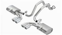 Chevrolet Corvette Exhaust - Chevrolet Corvette Exhaust Systems - Borla Performance Industries - Borla S-Type Cat-Back System - Includes 4.25 x 3.5 x 6.75 in. Oval Mufflers / Tips / Mounting Hardware