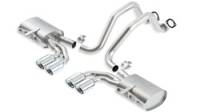 Exhaust System - Borla Performance Industries - Borla Cat-Back ATAK System - Includes 4.25 x 3.5 x 6.75 in. Oval Mufflers / Mounting Hardware
