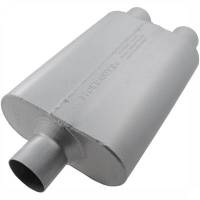 Flowmaster - Flowmaster 40 Series Delta Flow Muffler - 2.5" Center Inlet / 2.5" Dual Outlet-Aggressive/Moderate Sound - Image 1