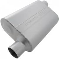 Exhaust System Sale - Mufflers and Components Happy Holley Days Sale - Flowmaster - Flowmaster 40 Series Delta Flow Muffler - 2.5" Offset - Inlet / 2.5" Opposite Side Offset Outlet