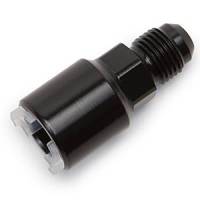 Fuel Injection Systems and Components - Electronic - EFI Fuel Line Quick Disconnects - Russell Performance Products - Russell Push-On EFI Fitting #6 to 5/16" Hard Tube Blck