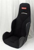 Kirkey Seat Covers - Kirkey 16 Series Economy Drag Seat Covers - Kirkey Racing Fabrication - Kirkey Economy Drag Seat Cover - Black Cloth - 16"