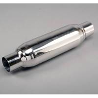 Exhaust System - Moroso Performance Products - Moroso Stainless Steel Spiral Flow Muffler - 2.5" Polished