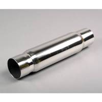 Mufflers and Components - Moroso Spiral Flow Stainless Steel Racing Mufflers - Moroso Performance Products - Moroso Stainless Steel Spiral Flow Muffler - 3.5" Polished