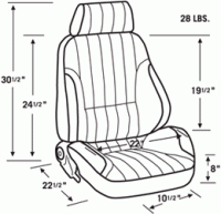 Procar by Scat - ProCar Rally 1000 Seat - Bolstered - Reclining - Left Side - Bare - Image 2