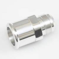 Radiator Accessories and Components - Radiator Hose Adapters - Meziere Enterprises - Meziere -16 AN Male to 1-1/2 Hose Adapter - Polished