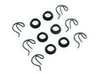 Drivetrain Components - Shifters and Components - Mr. Gasket - Mr. Gasket Shifter Bushing / Clip Kit - 6 Bushings and Clips