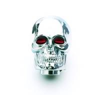 Mr. Gasket Chrome Plated Skull Shifter Knob - All 5/16 in. To 0.5 in. Diameter Shifter Sticks