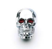 Mr. Gasket - Mr. Gasket Chrome Plated Skull Shifter Knob - All 5/16 in. To 0.5 in. Diameter Shifter Sticks - Image 2