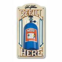 NOS - Nitrous Oxide Systems - NOS Refill Metal Sign - Image 2