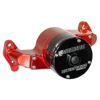 Meziere SB Chevy Billet Electric Water Pump - Red